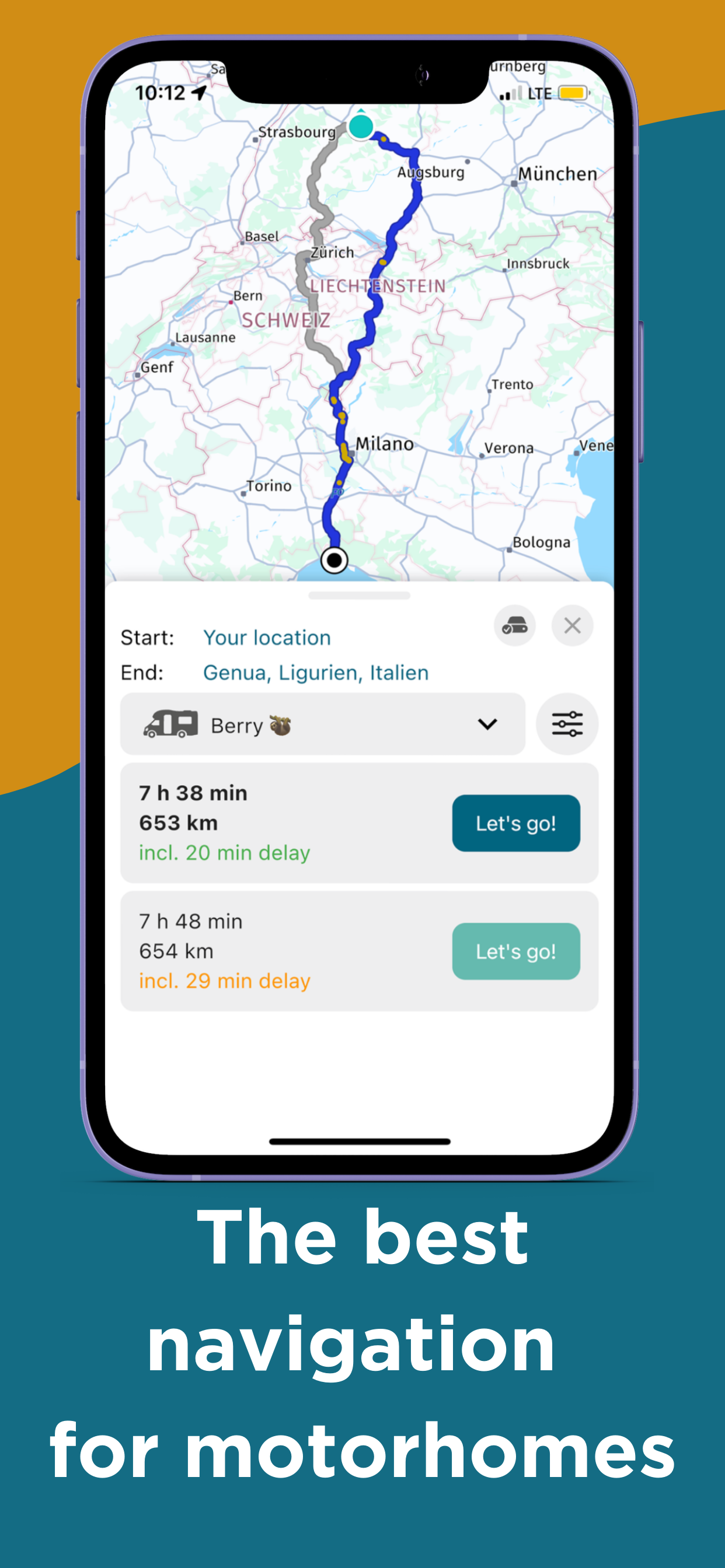 FlyGge -navigatie -app voor campers - Reis gewoon flygge media 1