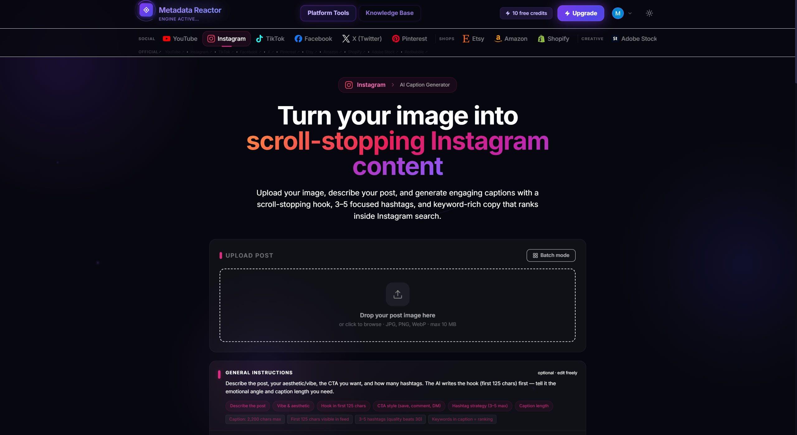 Metadata Reactor gallery image