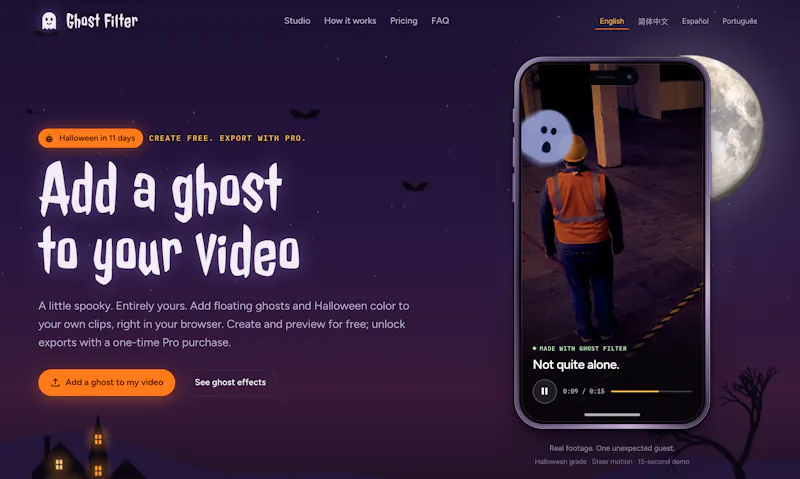 Ghost Filter screenshot 1