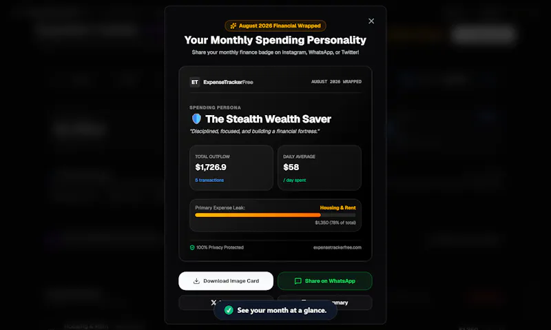 ExpenseTrackerFree screenshot 4