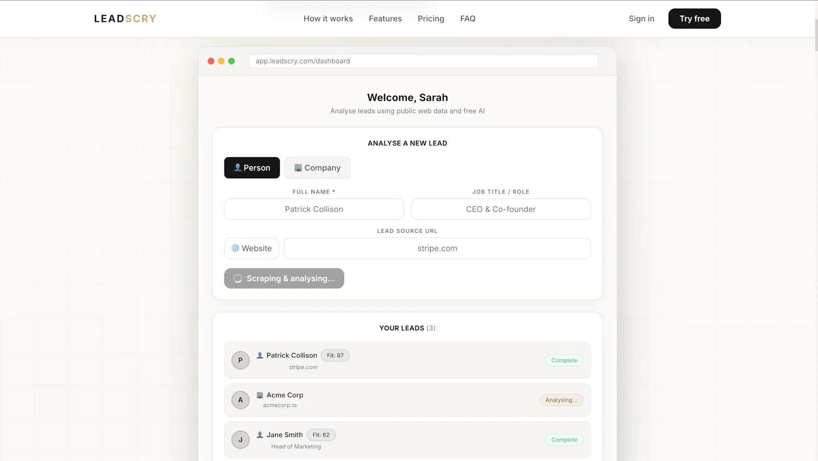 LeadScry screenshot 7
