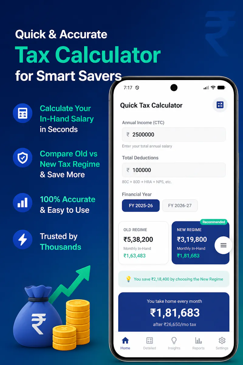 InHandSalary – Salary & Tax Calculato screenshot 2