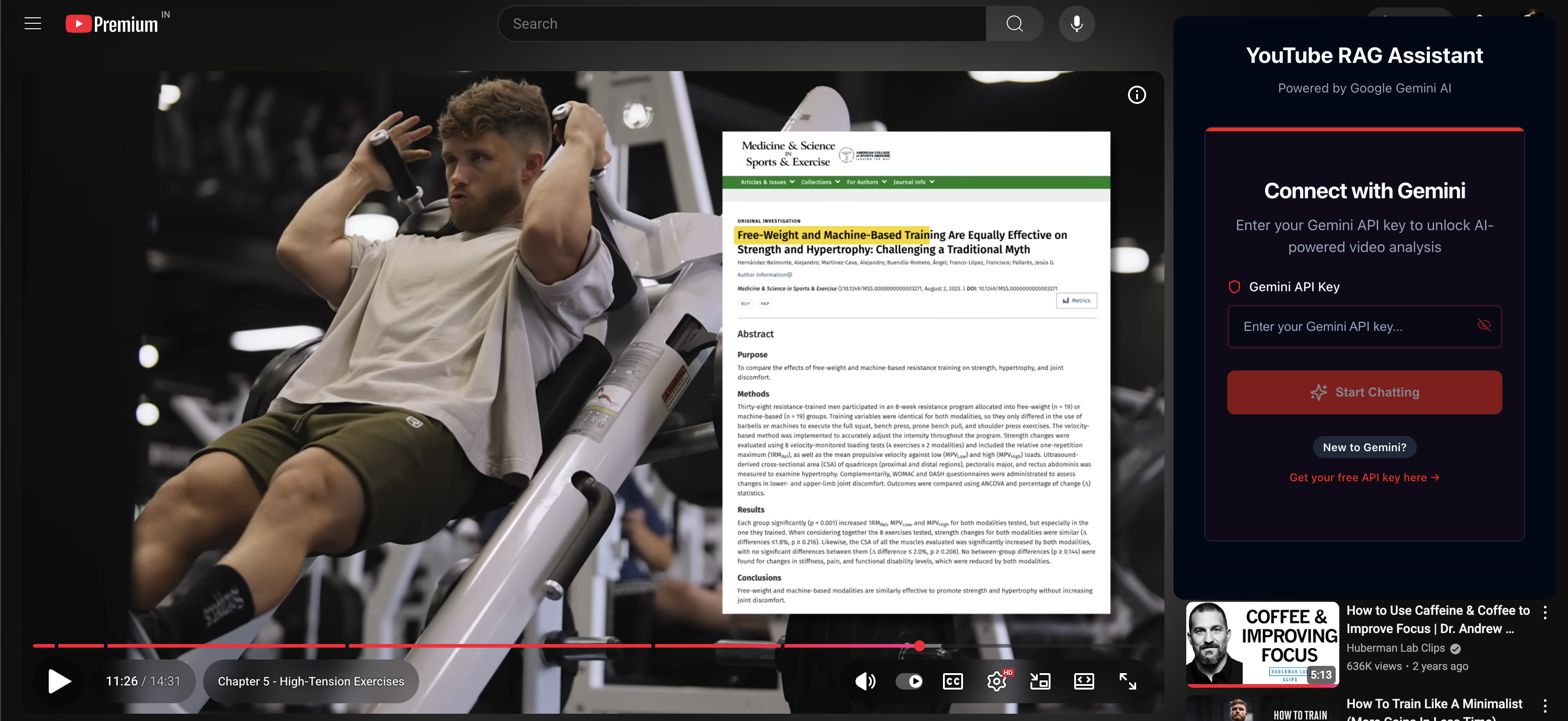 Youtube AI Assistant gallery image