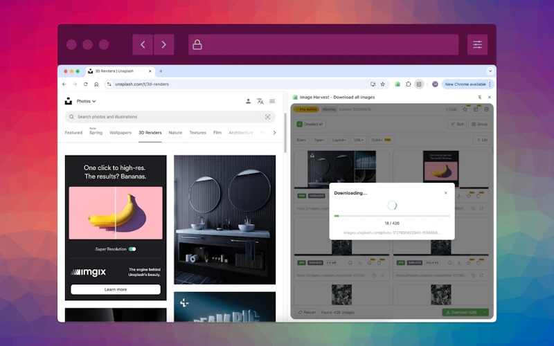 Image Harvest - Download All Images screenshot 4