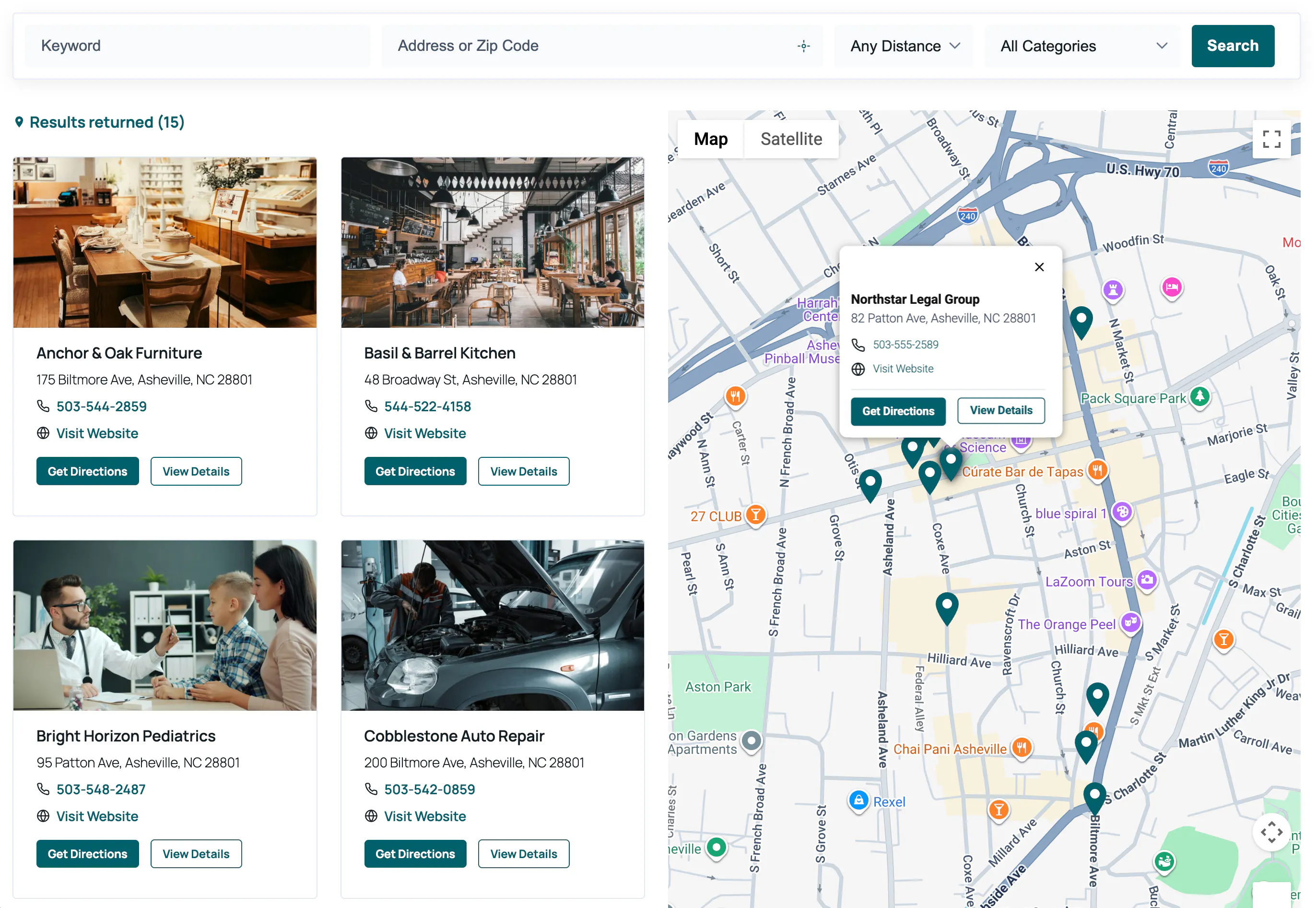 Location Finder for WordPress gallery image