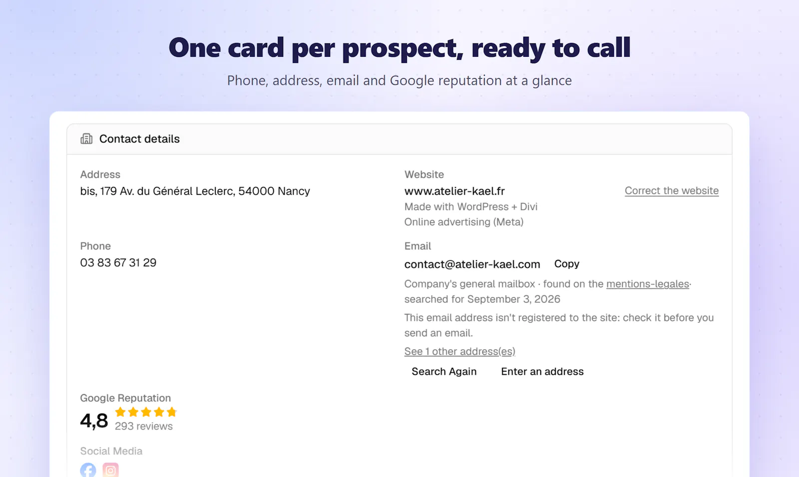 SpotBiz — Prospecting for web agencies screenshot 4