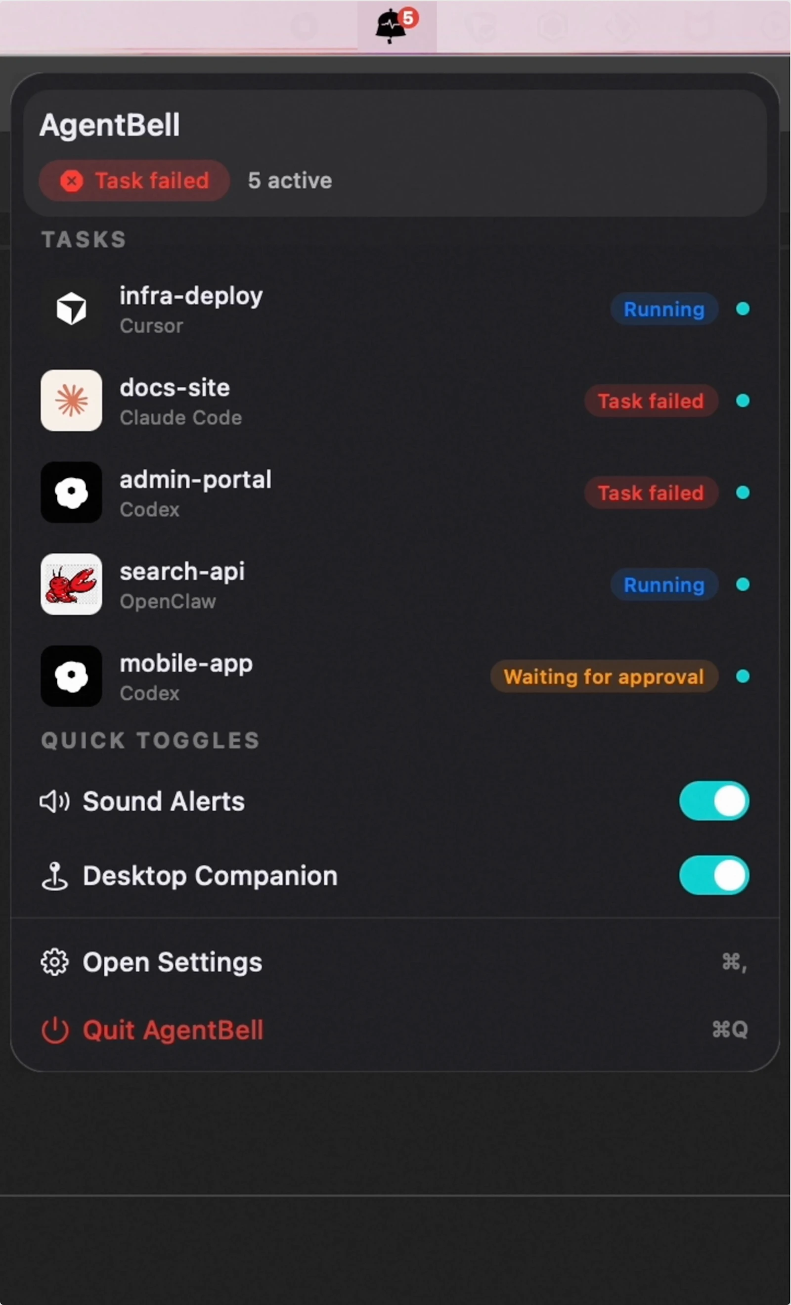 AgentBell screenshot 4