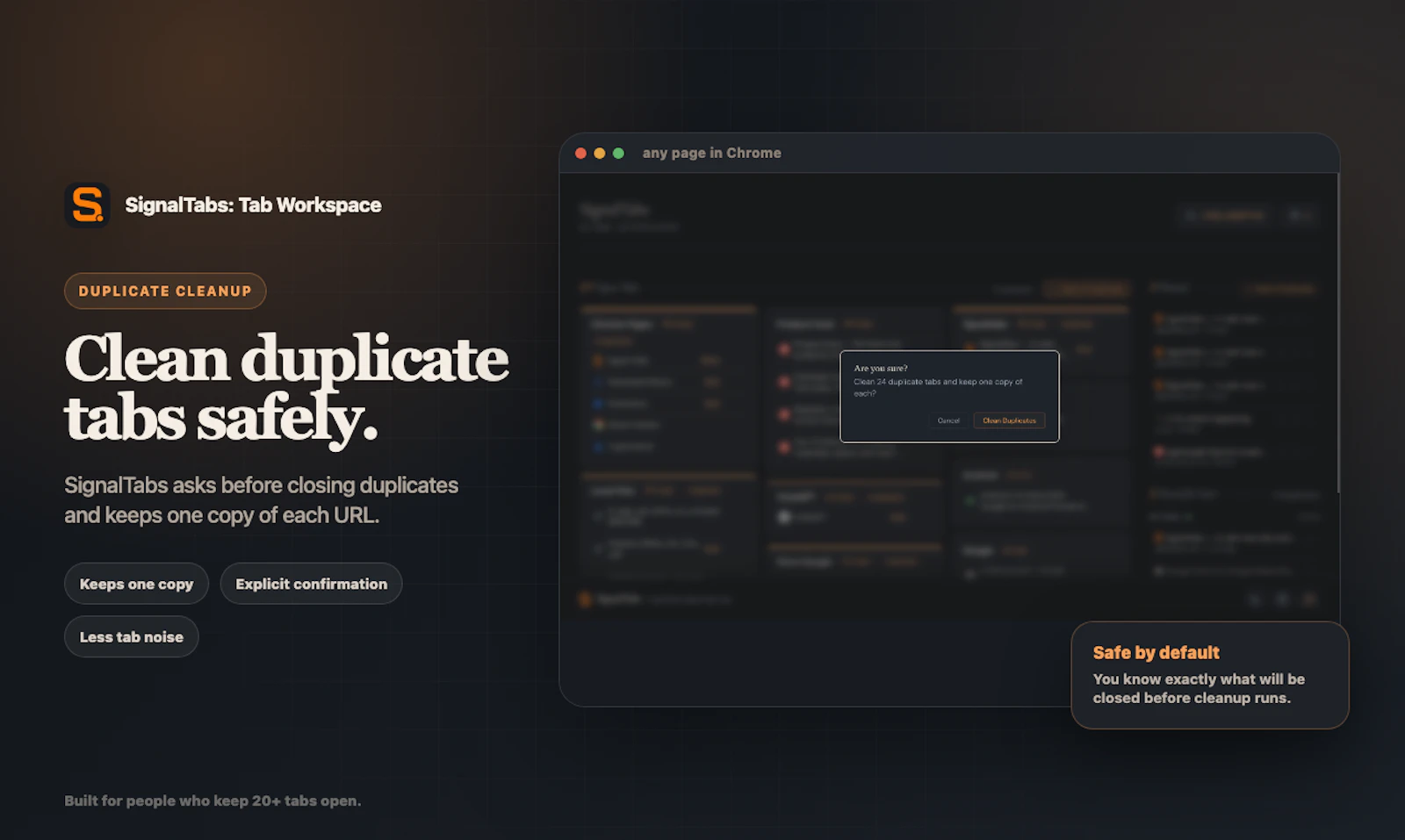 SignalTabs screenshot 2