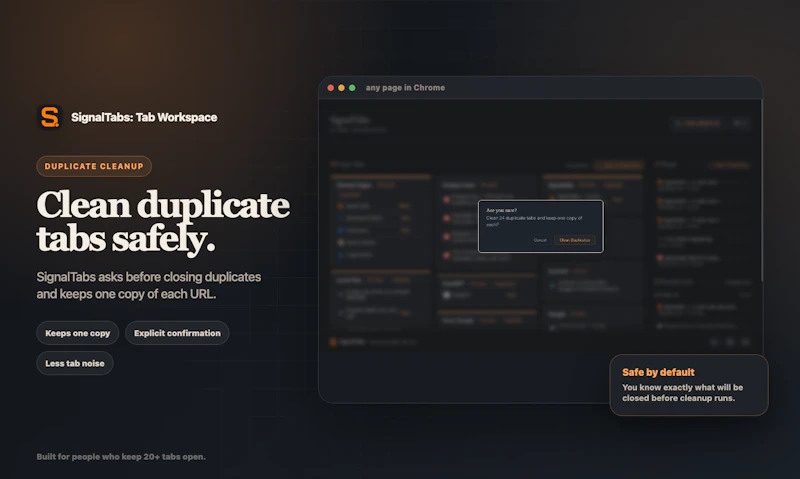 SignalTabs screenshot 2