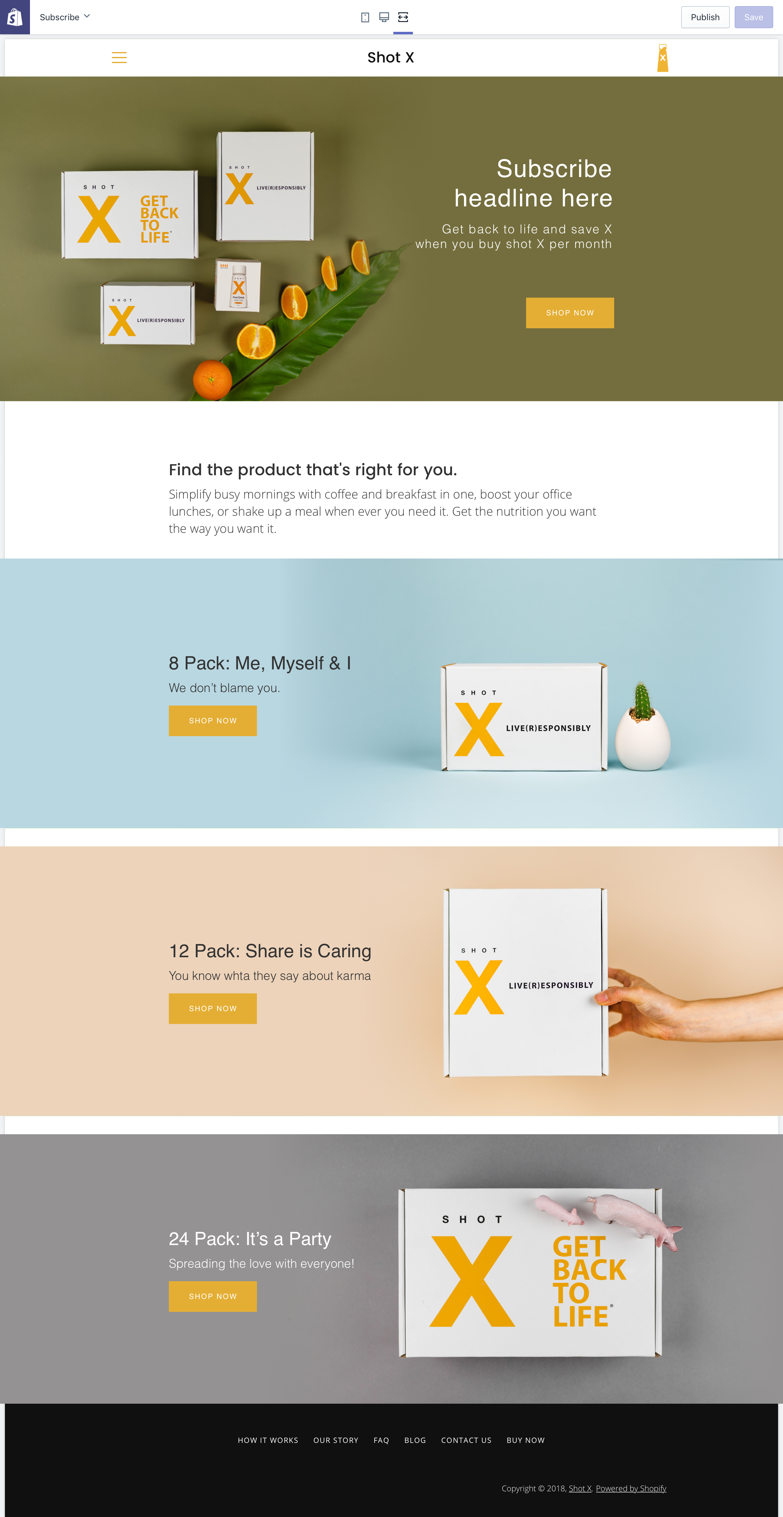 Shot X gallery image