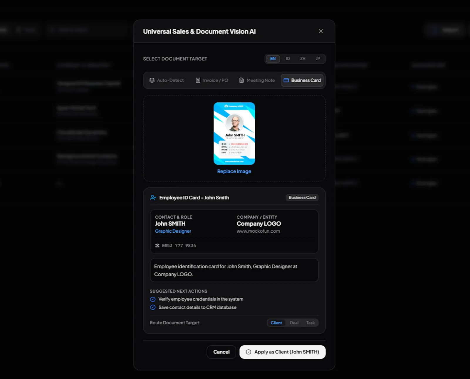 Striv CRM screenshot 2