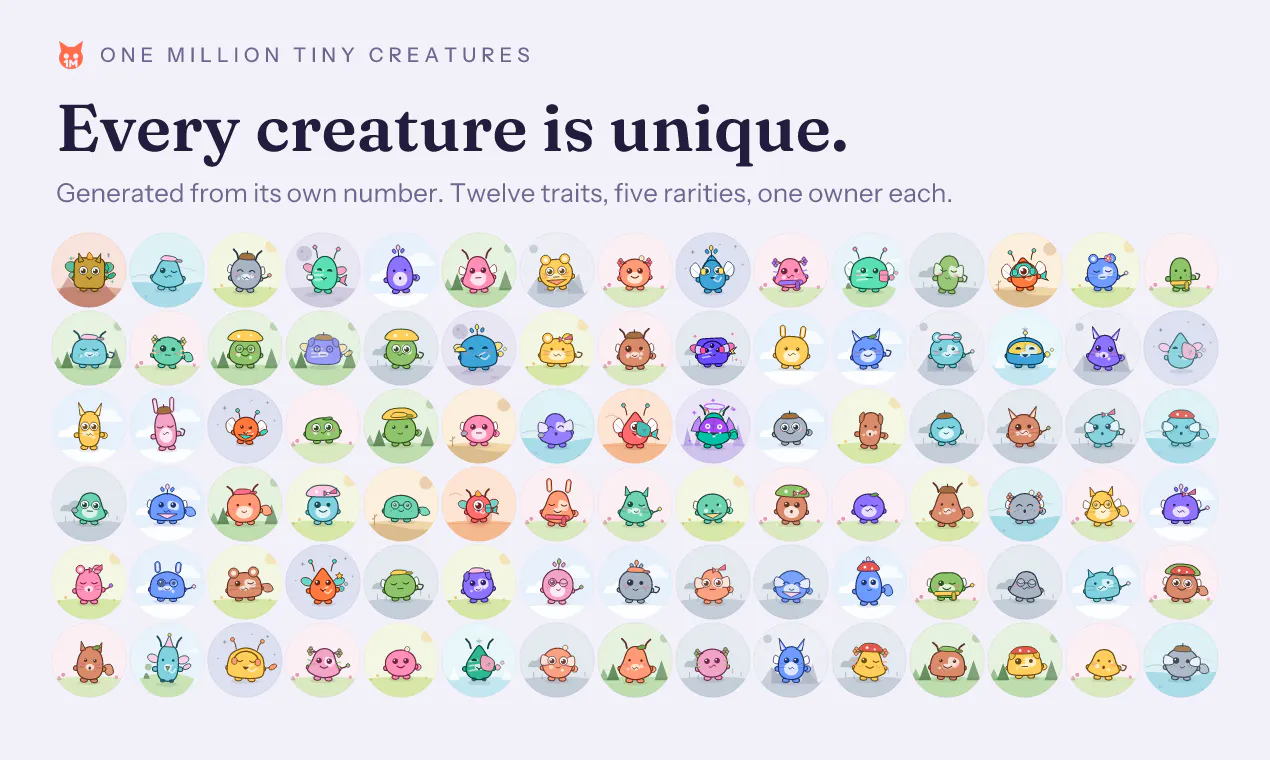 One Million Tiny Creatures (1MTC) gallery image