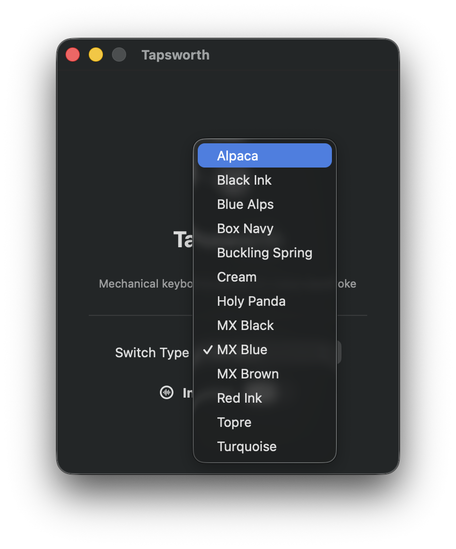 Tapsworth : Mechanical Feeling For MAC gallery image