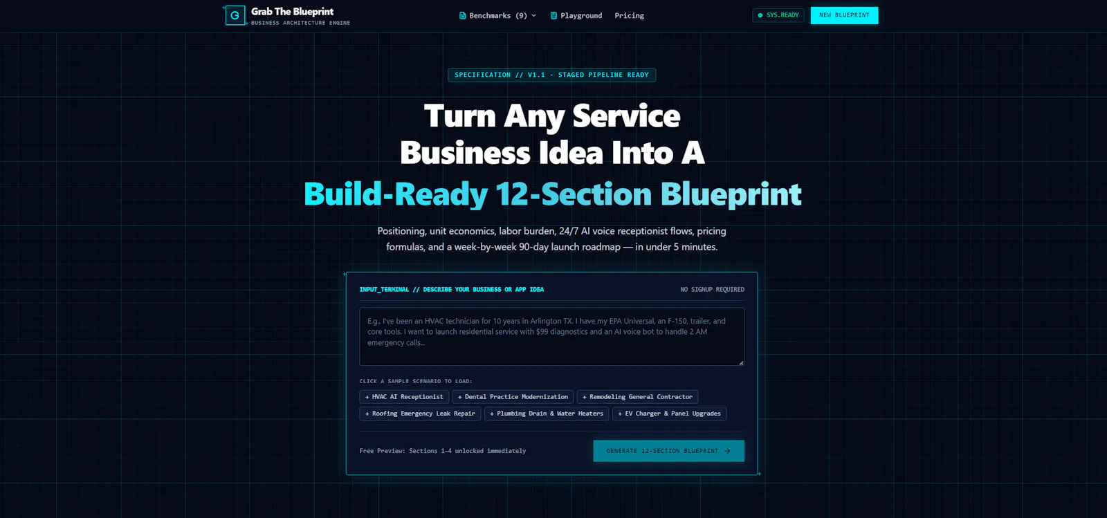 Grab The Blueprint screenshot 1