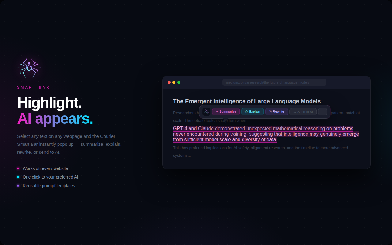 Courier Web | Capture & Connect media 5