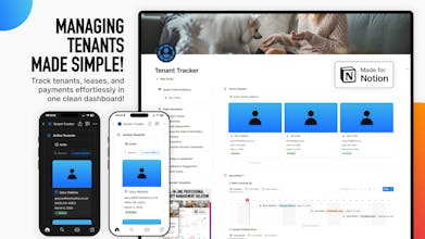 Tenant Tracker | Free Notion Template gallery image