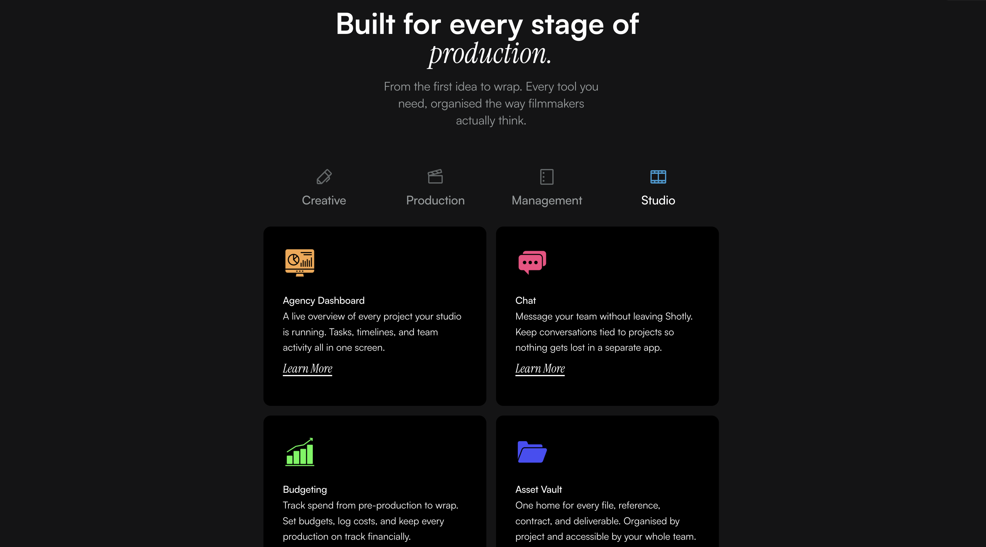 Shotly - Pre-Production Software gallery image