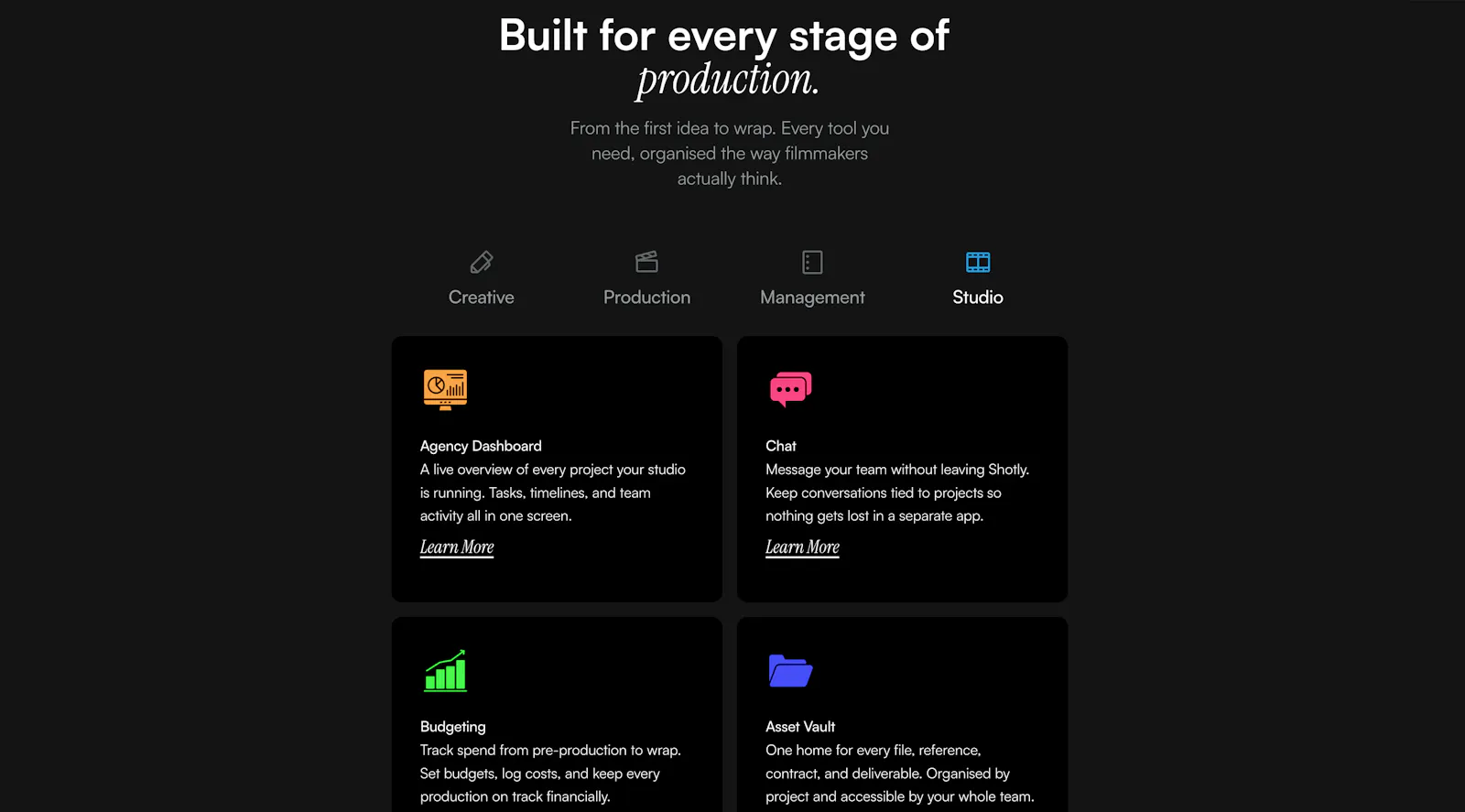 Shotly - Pre-Production Software screenshot 8