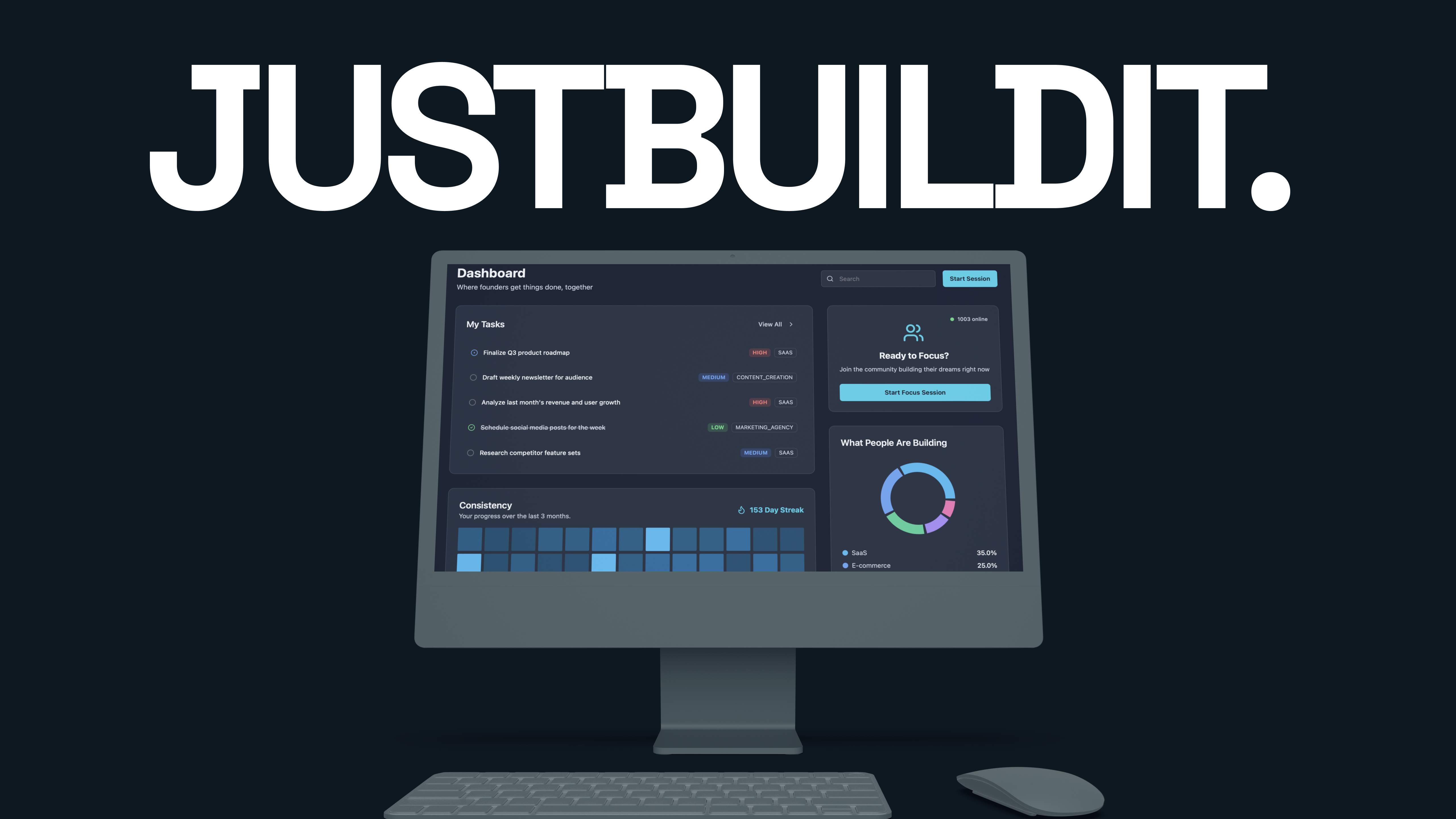 Justbuildit - Costruisci e lancia il tuo prodotto con altri solopreneurs media 1
