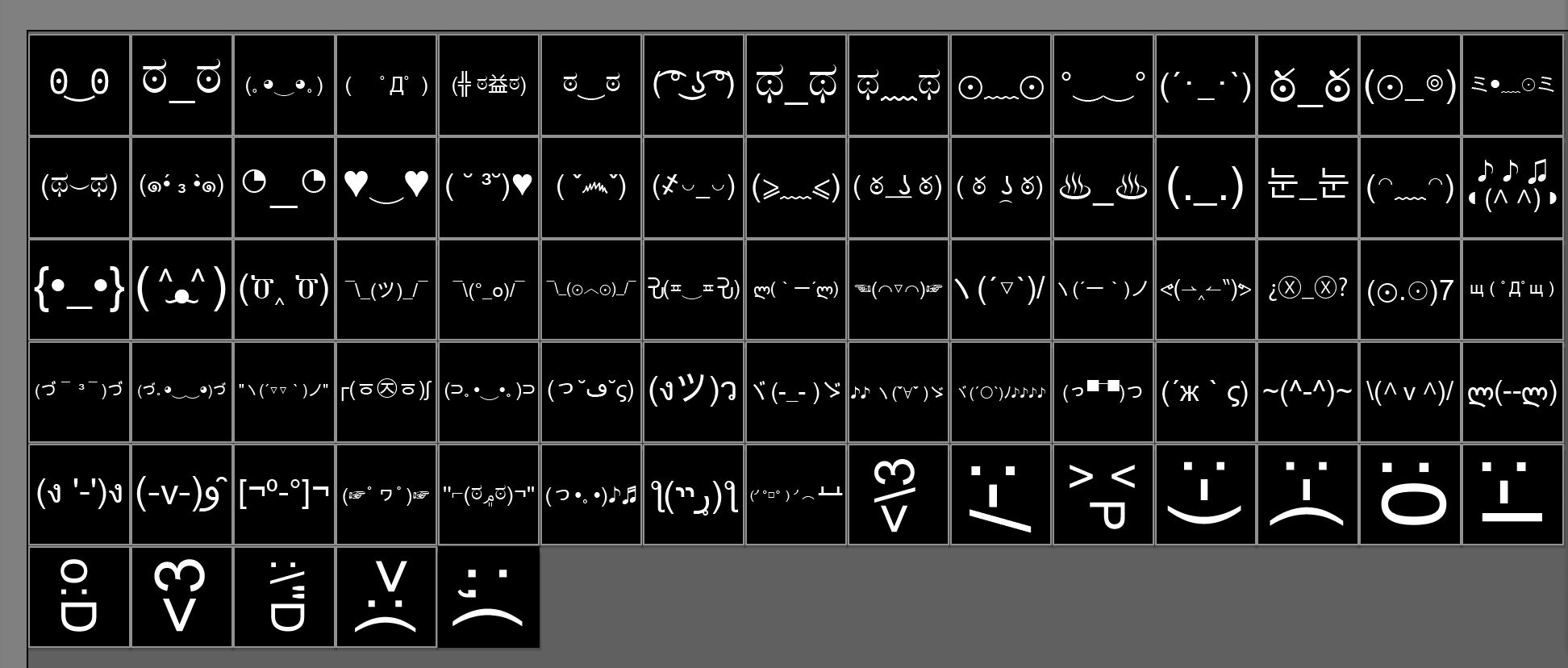iOS 14 Kaomoji And Emoticon Icons (งツ)ว gallery image