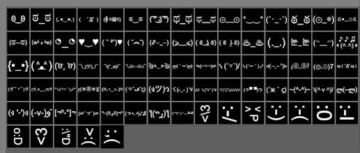 iOS 14 Kaomoji And Emoticon Icons (งツ)ว gallery image