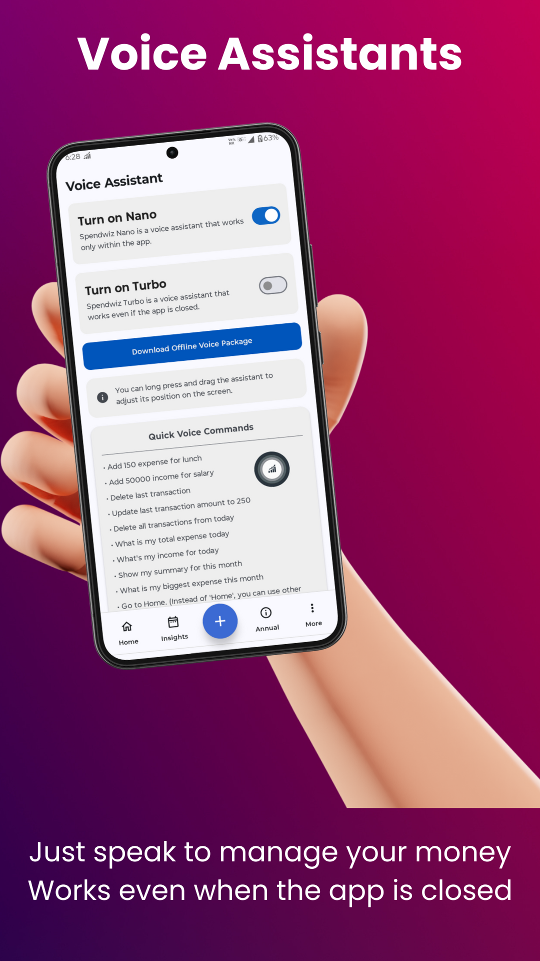 Spendwiz : Smart Expense Tracker - Screenshot 4 showing product features and functionality