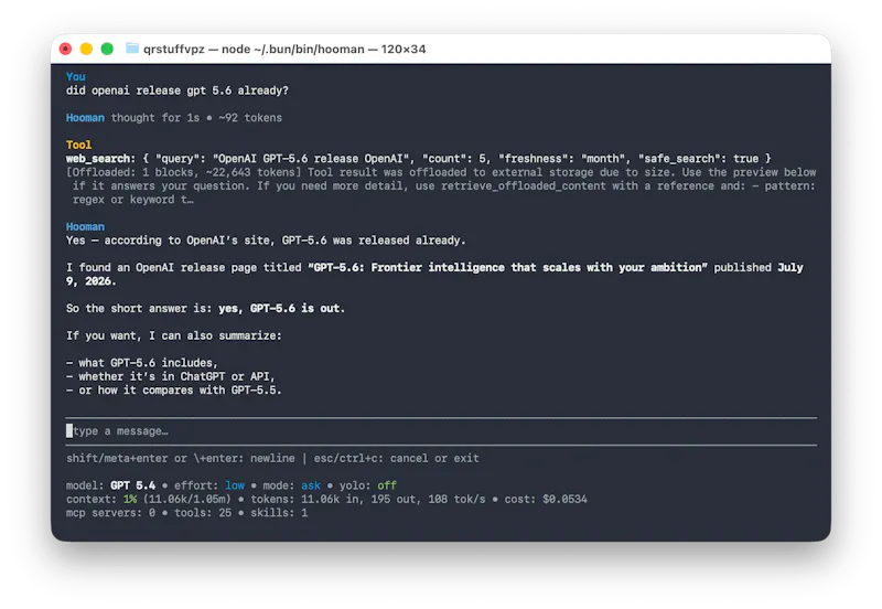 Hooman screenshot 1