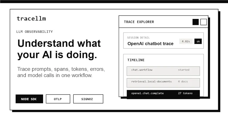 TraceLLM screenshot 1