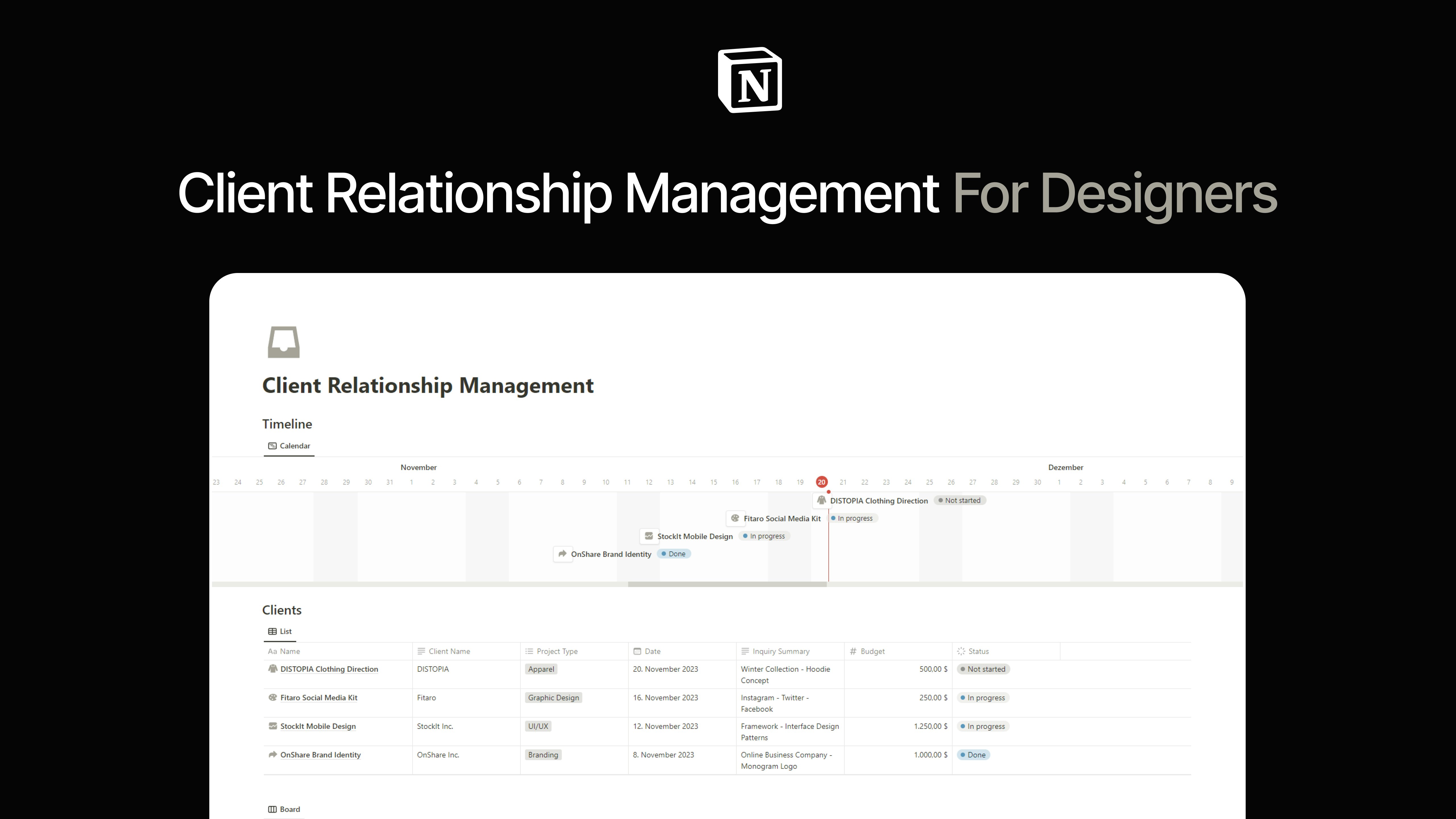 CRM für Designer - Das beste Tool für Kundenorganisationen für Designer im Begriff. Medien 2