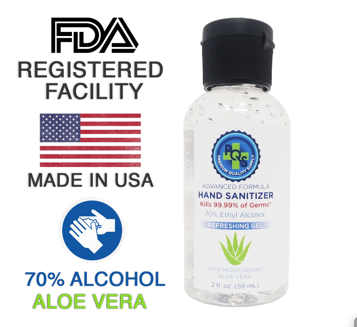 Hand Sanitizer Gel 2OZ