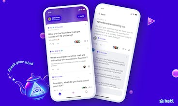 KETLアプリを通じて、ベンチャーキャピタリストがネットワーキングし、アイデアを交換しています。
