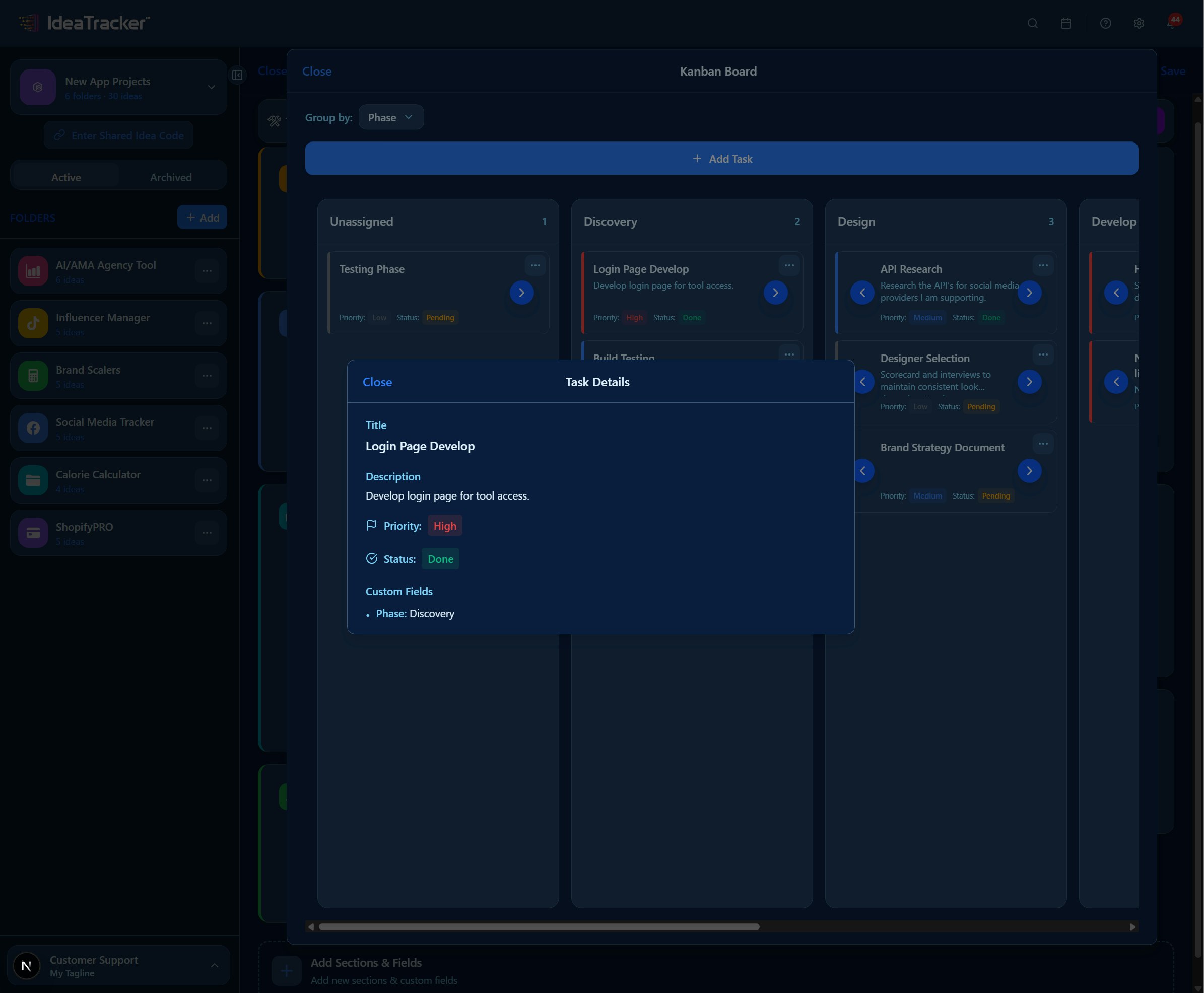 IdeaTracker gallery image