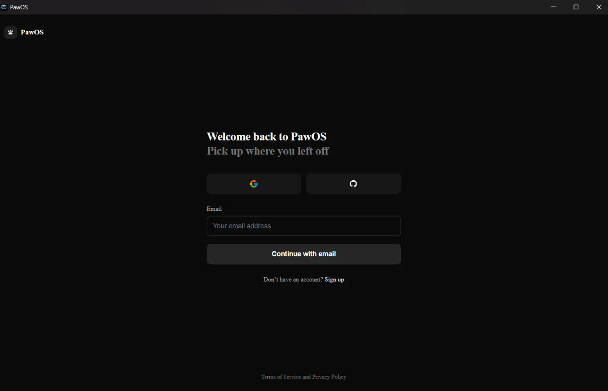 PawOS gallery image