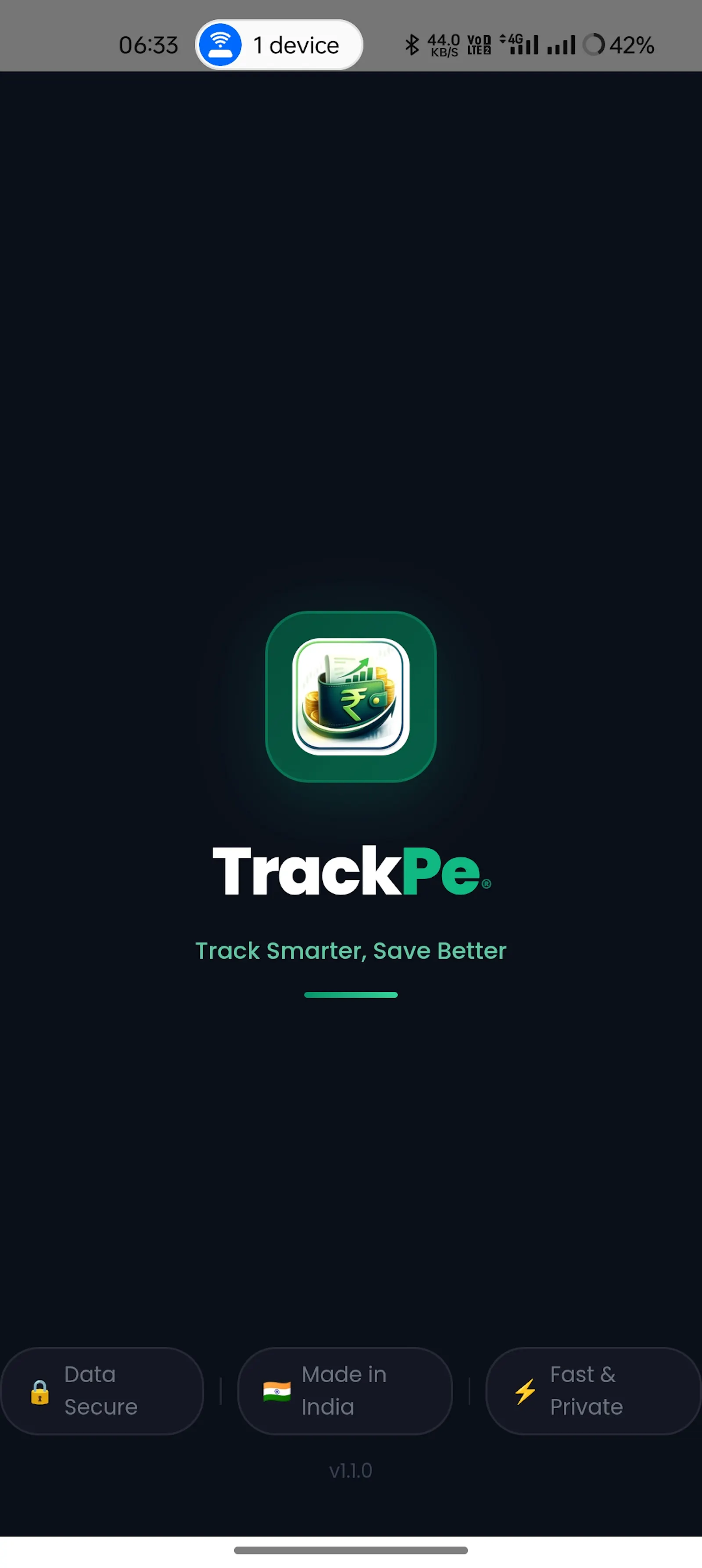 TrackPe screenshot 1