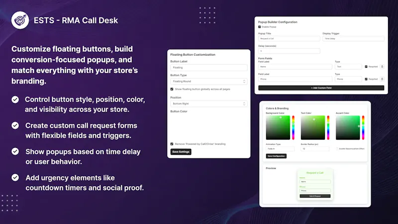 CallDesk AI for Shopify screenshot 2
