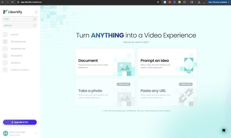 Libertify.com screenshot 2