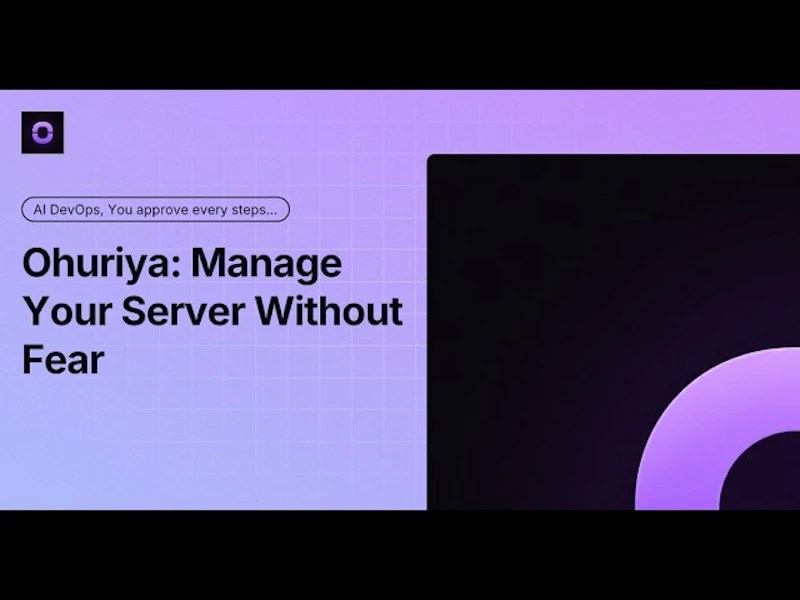 Ohuriya AI - Ai DevOps in minutes screenshot 1 (video preview)
