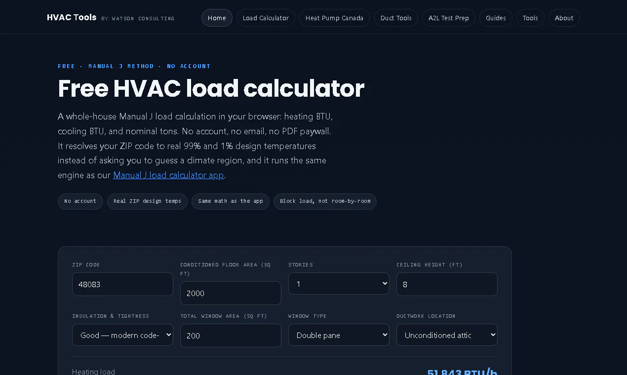 HVAC Load Calculator gallery image