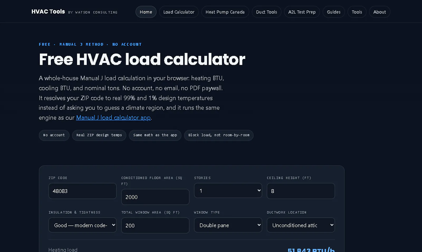 HVAC Load Calculator screenshot 4