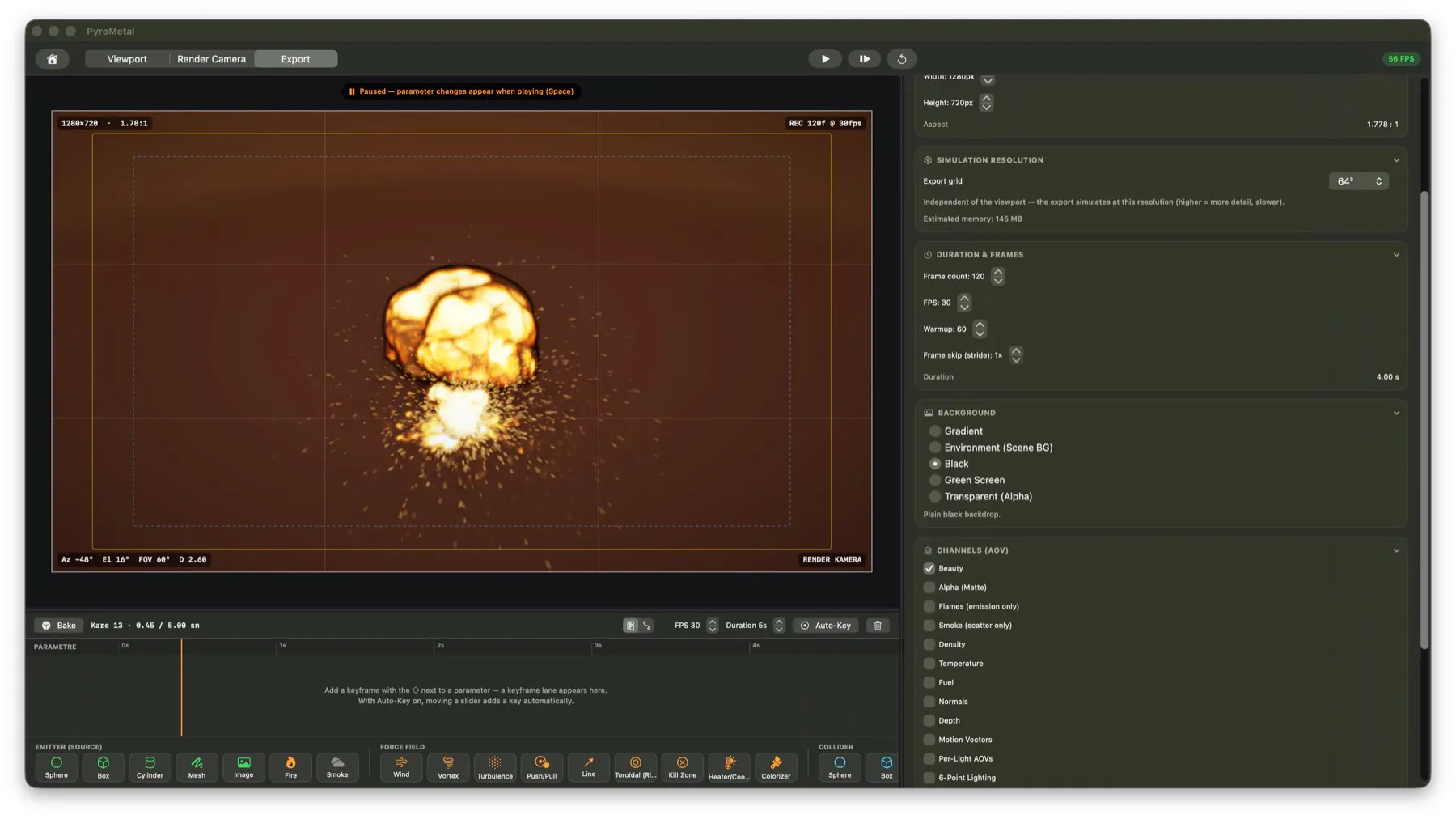 PyroMetal — Pyro simulation, on Metal gallery image