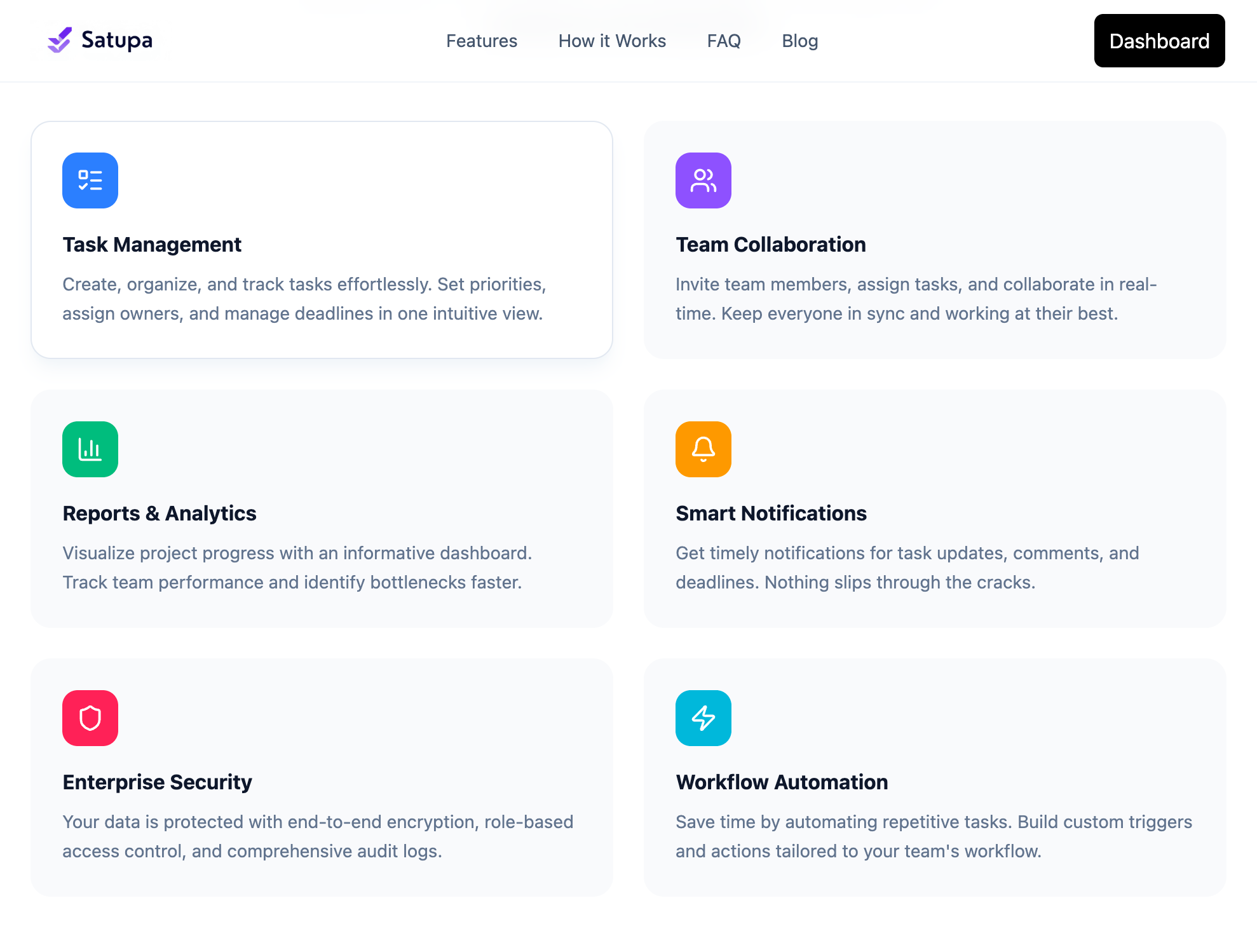 Satupa - Screenshot 3 showing product features and functionality