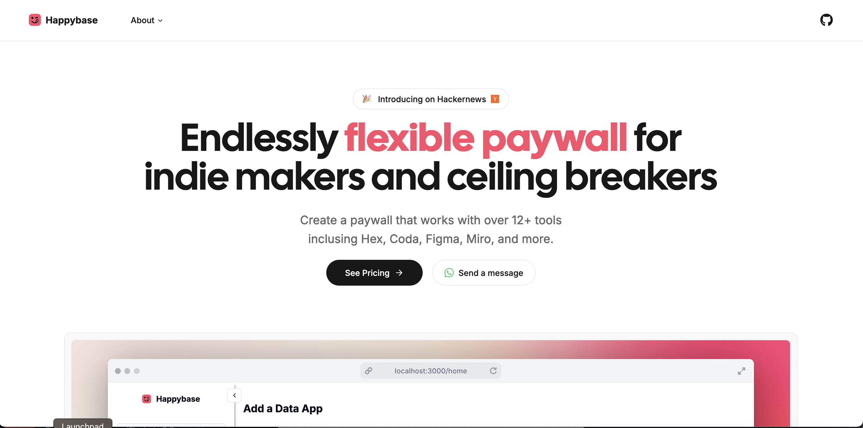 startuptile Happybase-Universal paywalls for indie makers and ceiling breakers 