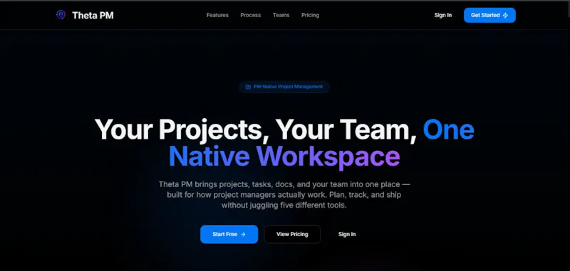 Theta PM screenshot 1