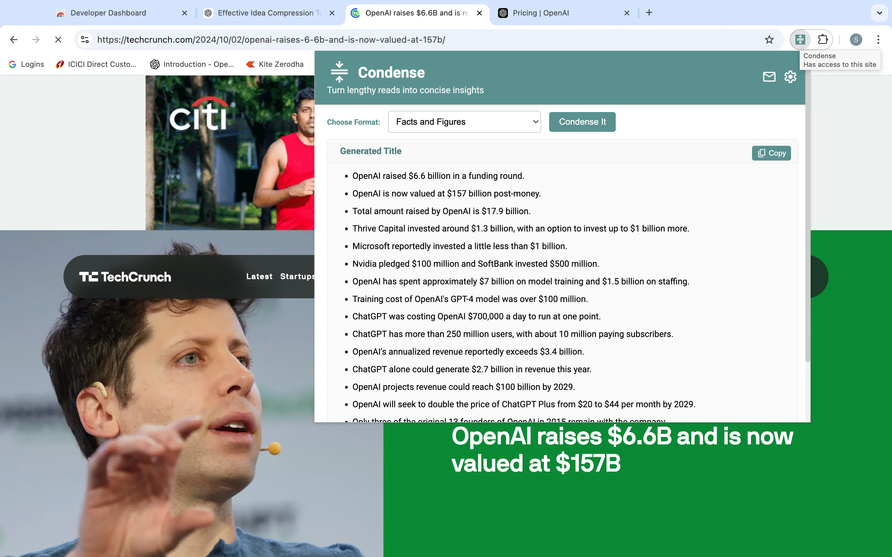Condense (Chrome Extension) gallery image