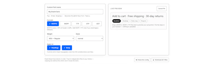 Shopifont gallery image