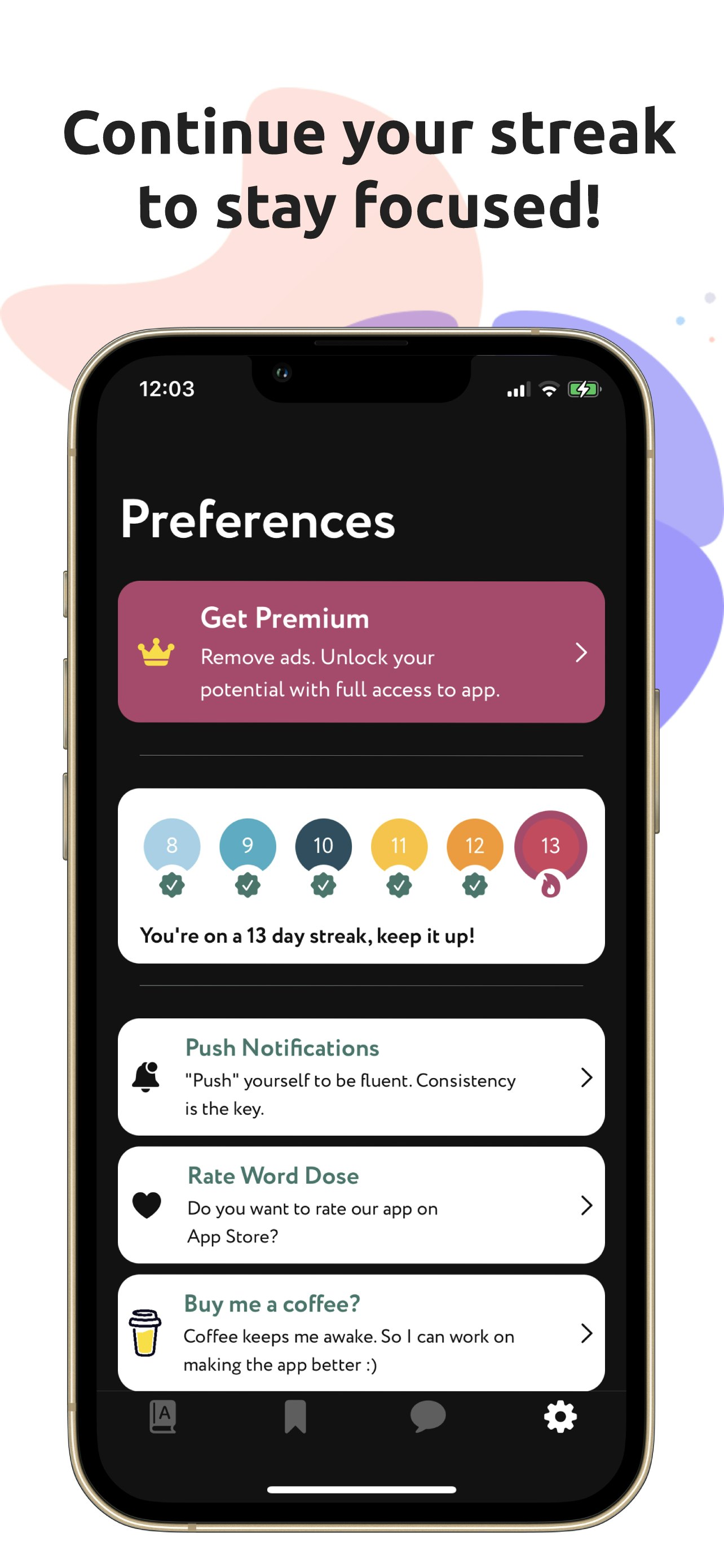 Média Dose de mots allemand - Swipe pour apprendre une nouvelle langue et pratiquer avec Chatgpt 6