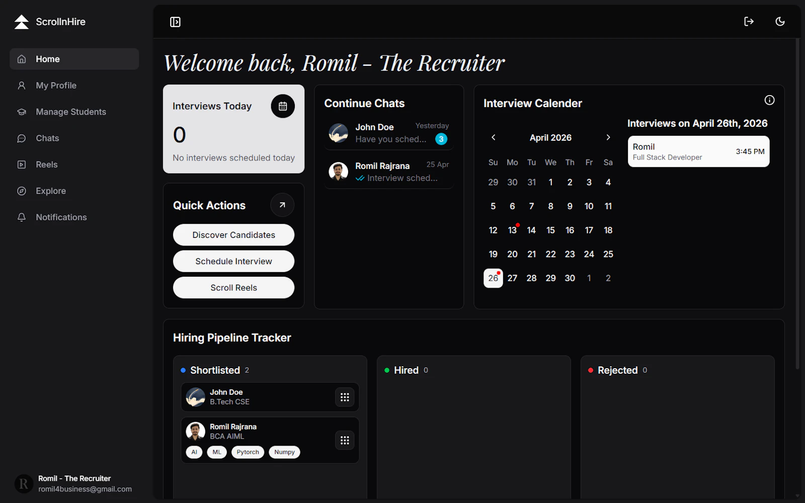 ScrollnHire screenshot 3
