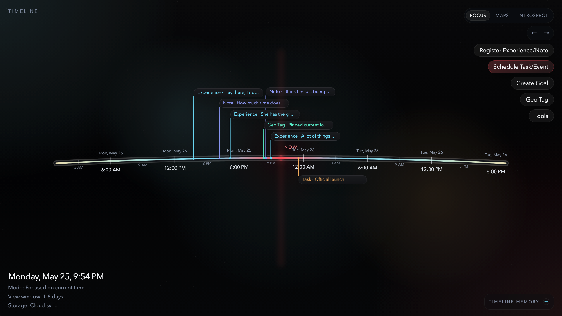 SelfTimeline gallery image
