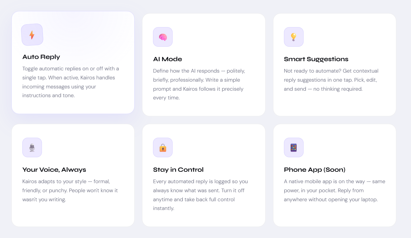 Kairos — Automated Messaging gallery image