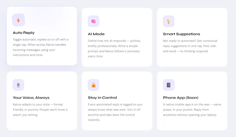 Kairos — Automated Messaging screenshot 3